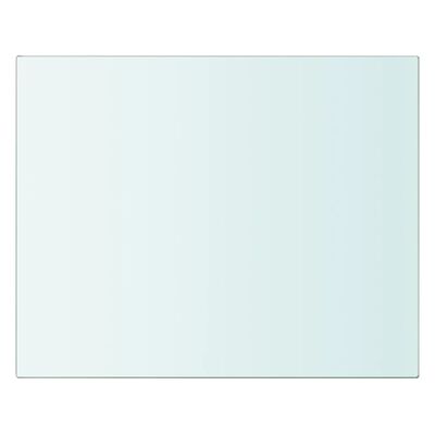 vidaXL Lentynos, 2vnt., skaidrios, 20x20cm, stiklo plokštė (243804x2)