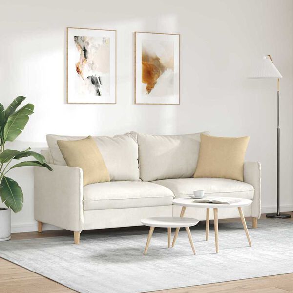 vidaXL Sofa Pagalvės 2 pcs Pilkai žalia 45 x 45 cm Kordūrinis audinys