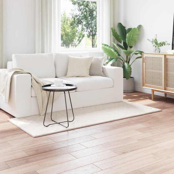 vidaXL Zoninės kiliminės dangos Stačiakampio Kreminė 200 x 80 cm