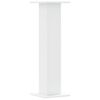 vidaXL Stovai augalams, 2vnt., balti, 30x30x95cm, apdirbta mediena