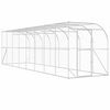 vidaXL Vi&scaron;tų narvas prie sienos Sidabrinė 600 x 150 x 215 cm