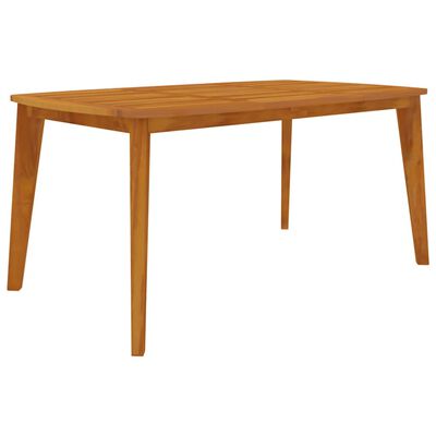 vidaXL Sodo stalas, 160x90x75cm, akacijos medienos masyvas