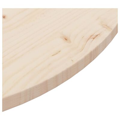 vidaXL Stalviršis, skersmuo 90x2,5cm, pušies medienos masyvas