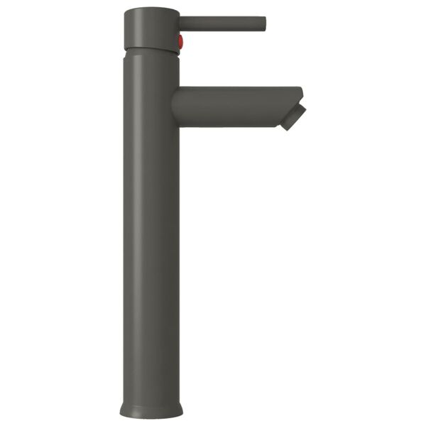 vidaXL Vonios praustuvas su maišytuvu ir vožtuvu, stiklas, matinis