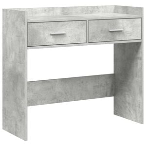 vidaXL Konsolinis stalas Betono pilka 90 x 35 x 80 cm Apdirbta mediena