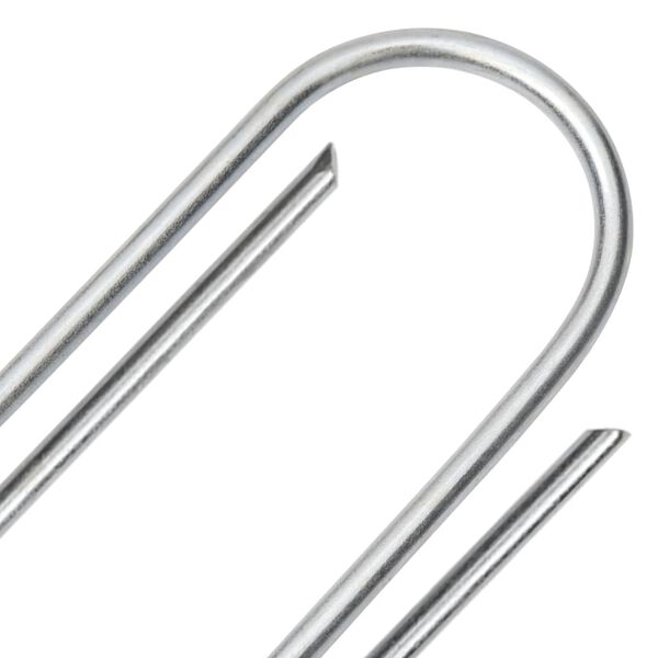 vidaXL Žemėje tvirtinami kaiščiai, 25vnt., 15x3,5cm, cinkuotas plienas