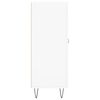 vidaXL Šoninė spintelė, baltos spalvos, 69,5x34x90cm, apdirbta mediena