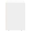 vidaXL Naktinis staliukas Balta 40 x 35 x 50 cm Apdirbta mediena