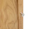 vidaXL Kampinė spintelė, 59x36x180cm, ąžuolo medienos masyvas