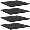 vidaXL Knygų lentyna 3 lygių 4 pcs 40 x 40 x 1,5 cm Apdirbta mediena