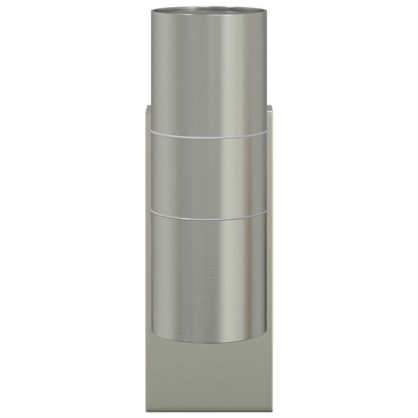 vidaXL Lauko sieninė lemputė Sidabro 7 x 10 x 22 cm