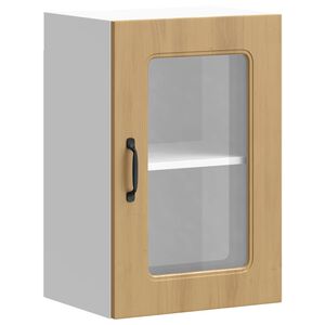 vidaXL Virtuvės spintelė su stiklinėmis durimis, Kalmar, artisano