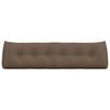 vidaXL Apsaugos Pagalvė Ruda 180 x 24 x 50 cm audinys