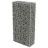 vidaXL Gabiono siena su dang., galvanizuotas plienas, 50x20x100cm