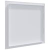 vidaXL Prieigos panelės Balta 30 x 30 cm ABS plastikas
