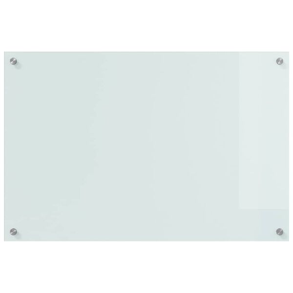 vidaXL Virtuvės užpakalinė plokštė 2 pcs Balta 90 x 60 cm