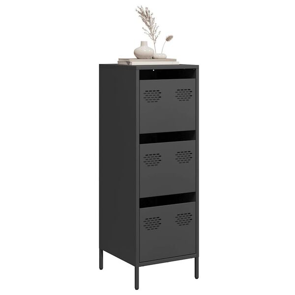 vidaXL Highboard Black 39x35x103,5 cm Plienas