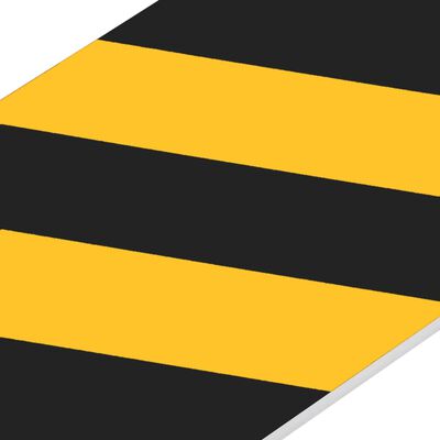 vidaXL Sienų apsaugos, 6vnt., geltonos ir juodos, 50x10x2cm, EVA putos