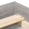 vidaXL Lovos rėmas, pilkos ąžuolo spalvos, 120x200cm