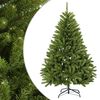 vidaXL Dirbtinė Sulankstoma Kalėdų Eglutė 120 cm PVC &Scaron;viesiai žalia