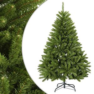vidaXL Dirbtinė Sulankstoma Kalėdų Eglutė 120 cm PVC &Scaron;viesiai žalia