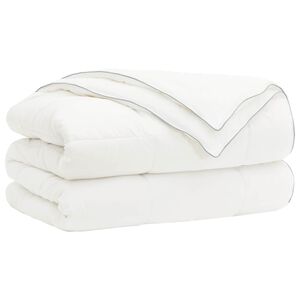 vidaXL Antklodė TRIER 135x220cm 4 metų laikai 140+220GSM Balta