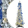 vidaXL Dirbtinė Kalėdų eglutė Balta 120 cm PVC