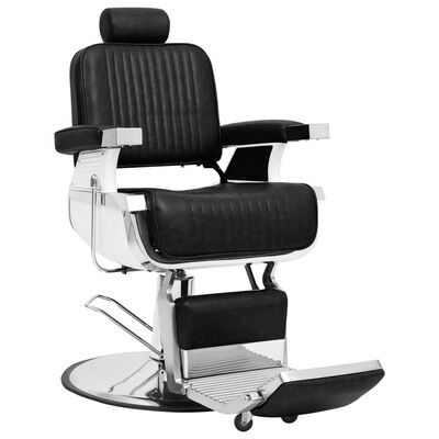vidaXL Kirpėjo kėdė, juoda, 68x69x116 cm, dirbtinė oda