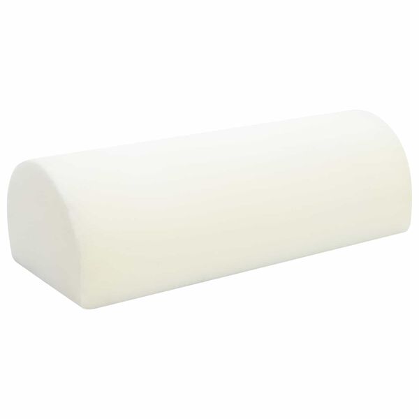 vidaXL Pėdų atrama pagalvė Paprastas Juoda