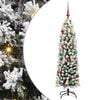 vidaXL Dirbtinė Kalėdų eglutė Žalia 150 cm PVC, plienas ir plastikas