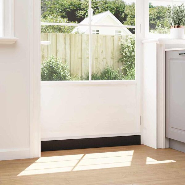 vidaXL Savarankiškai klijuojami durų šepetėlių sandarikliai 2 pcs