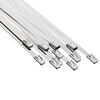 vidaXL Laido tvirtinimas 12 vnt. 4,6 x 150 mm Sidabrinė