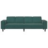 vidaXL Svetainės sofa Tamsiai žalia 250 x 77 x 76 cm