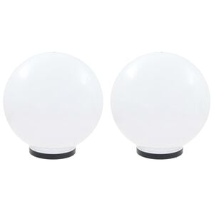 vidaXL LED lempos, rutulio formos, 2vnt., sferiniai, 40cm, PMMA