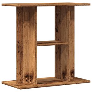 vidaXL Akvariumo stovas, senos medienos, 60x30x60 cm, inžinerinės medienos