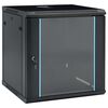 vidaXL 12U Sieninė komutacinė spinta, 600x600x640mm, 19", IP20