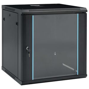 vidaXL 12U Sieninė komutacinė spinta, 600x600x640mm, 19", IP20