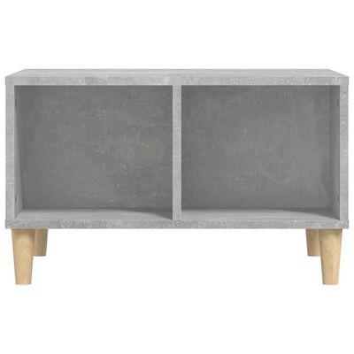 vidaXL Kavos staliukas, betono pilkas, 60x50x36,5cm, apdirbta mediena