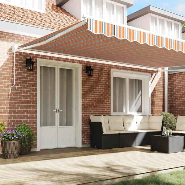 vidaXL Pavėsinė Įvairiaspalvis 500 &times; 300 cm Poliesteris ir Metalas