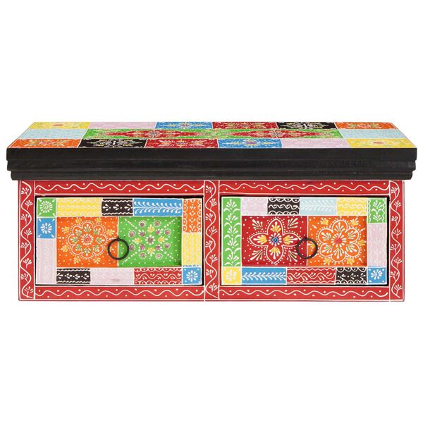 vidaXL TV spinta Įvairiaspalvis 60 x 30 x 24 cm Mango medienos masyvas