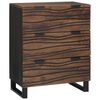 vidaXL Kabalas Ruda 60 x 33.5 x 75 cm Mango medienos masyvas