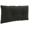 vidaXL Atlo&scaron;o pagalvė PUTTEN 100% poliesteris Juoda 70 x 40 x 10 cm