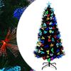 vidaXL Dirbtinė Kalėdų eglutė Žalia 120 cm PVC