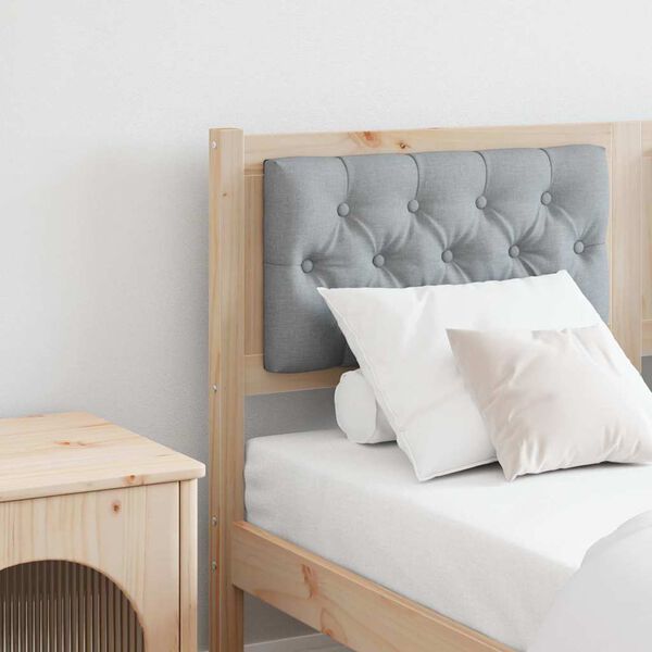 vidaXL Galvūgalis Kita Ruda ir &scaron;viesiai pilka 140 cm Pu&scaron;ies masyvas