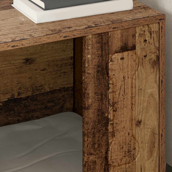 vidaXL &Scaron;unų būda Senas medis 44 x 42 x 49 cm Apdirbta mediena