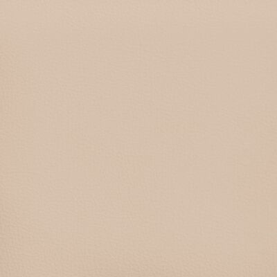 vidaXL Galvūgalis, kapučino spalvos, 100x5x78/88 cm, dirbtinė oda