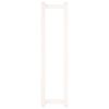 vidaXL Rankšluosčių kabykla, balta, 23x18x90cm, pušies masyvas