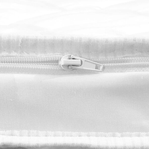 vidaXL Čiužinio užvalkalas, 160x200cm, &scaron;alt. putos, lenkt. prof., 6 cm