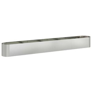 vidaXL Pakelta sodo lova Galvanizuotas plienas 360 x 40 x 40 cm