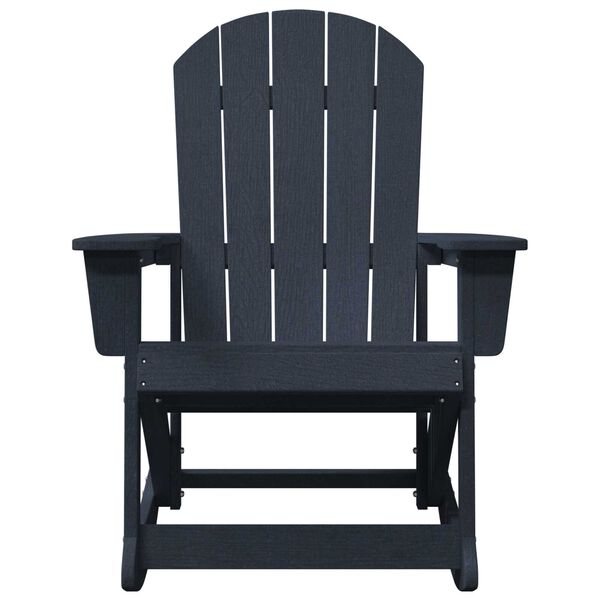 vidaXL Adirondack supama kėdė Tamsiai mėlyna 73.5 x 92 x 90cm HDPE